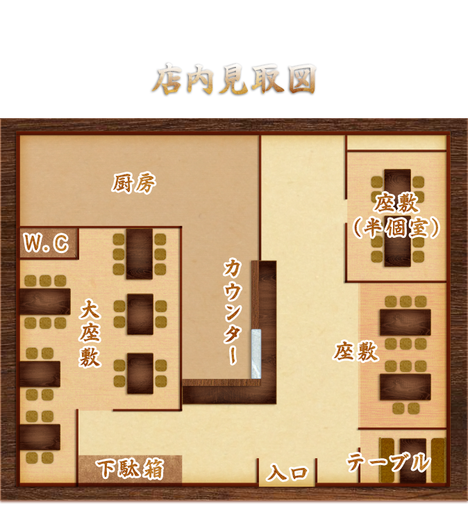 店内見取図