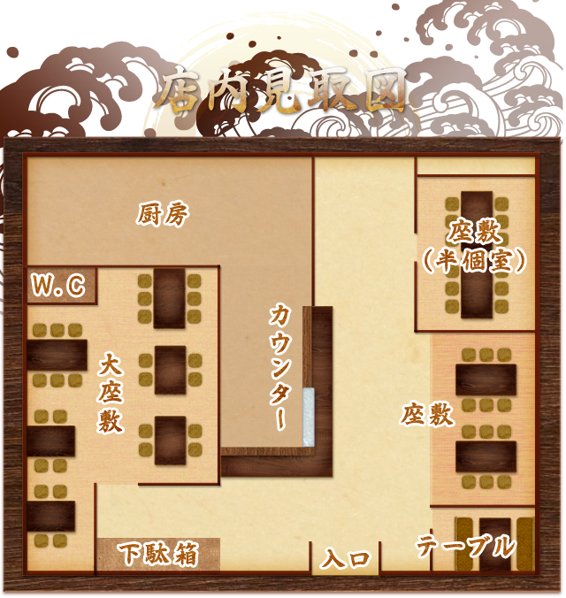 店内見取図